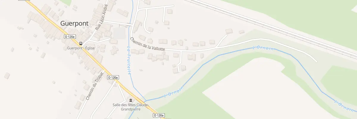 Plan du 18 Che de la Vallotte à Guerpont