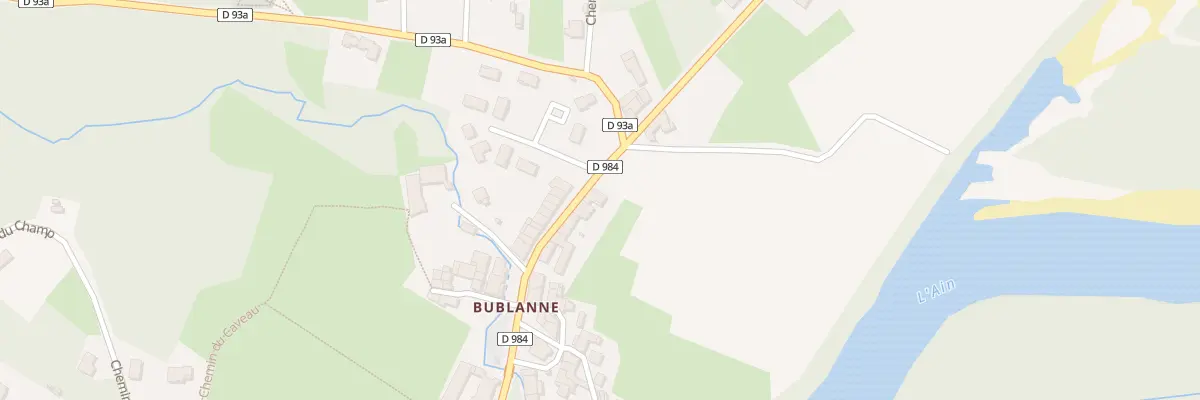 Plan du 5543 Bublanne à Châtillon-la-Palud