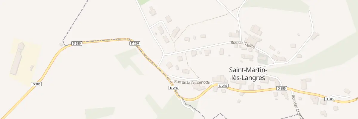 Plan du 2 Rue de l’Eglise à Saint-Martin-lès-Langres