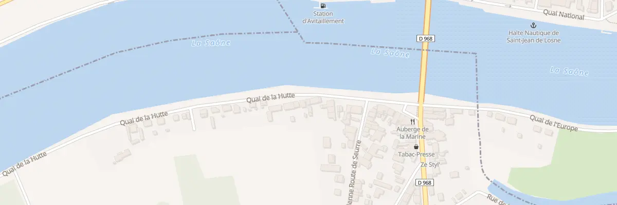 Plan du 23 Quai de la Hutte à Losne