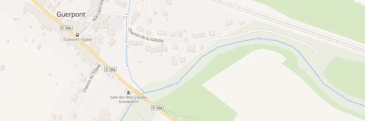 Plan du 22 Che de la Vallotte à Guerpont