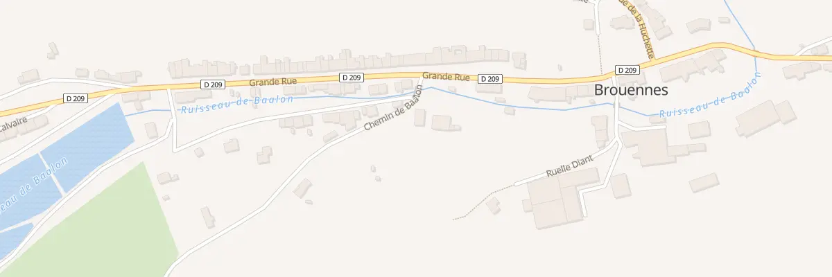 Plan du 9264 Che de Baalon à Brouennes