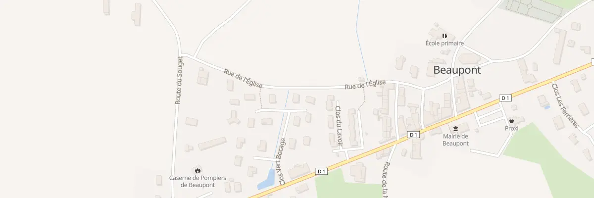 Plan du 118 Clos Vert Bocage à Beaupont