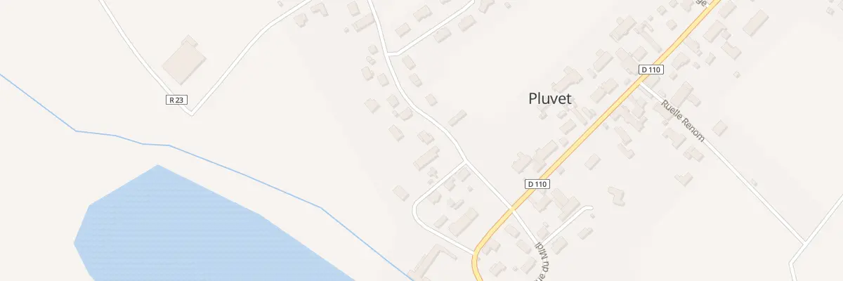 Plan du 3 Rue de la Charbonnière à Pluvet