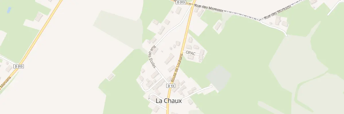 Plan du 106 Rte de Louhans à La Chaux
