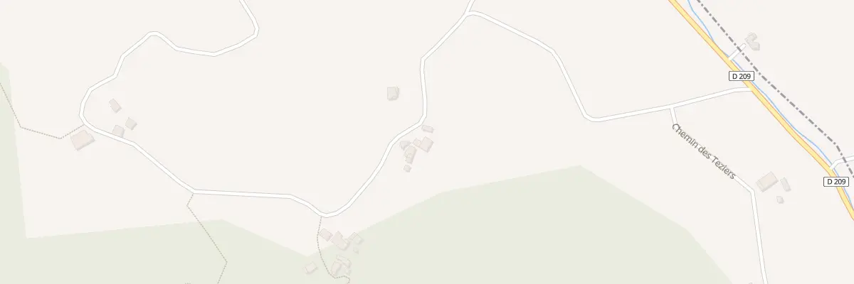 Plan du 1190 Che des Gerys à Rochechinard