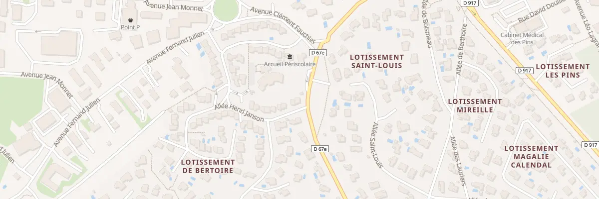 Plan du 2 All Henri Jeanson à Lambesc