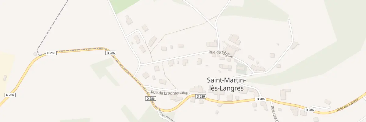 Plan du 6 Rue de l’Eglise à Saint-Martin-lès-Langres