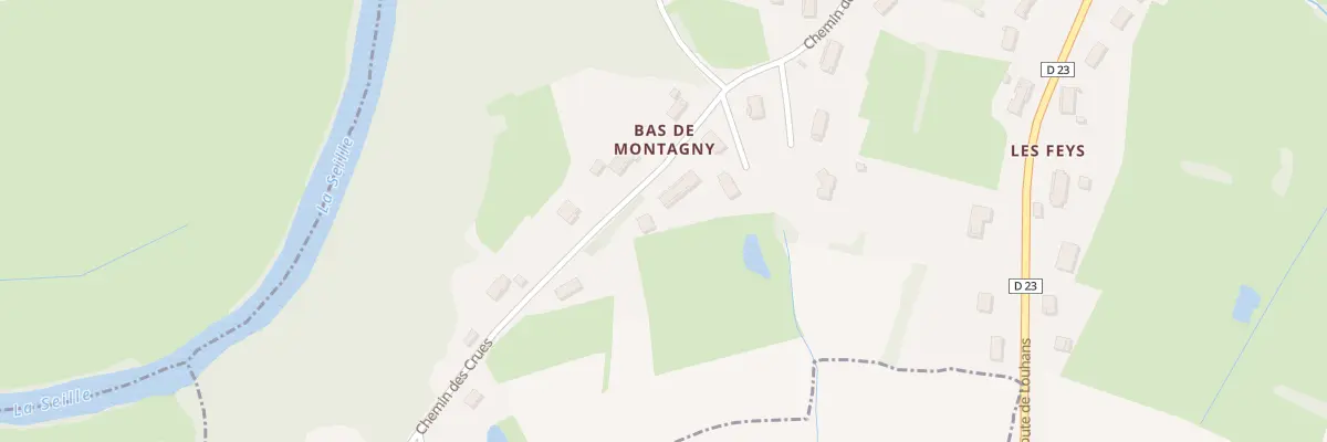 Plan du 507 Che des Crues à Montagny-près-Louhans