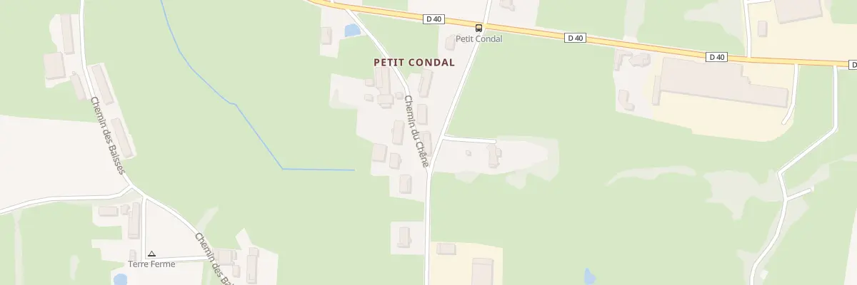 Plan du 182 Chem du Chene à Condal