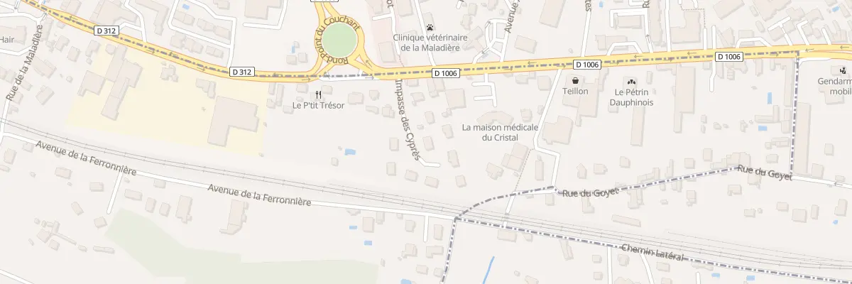 Plan du 3 Imp des Cyprès à Domarin