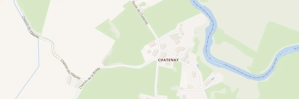Plan du 1690 Rte de Chatenay à Sainte-Croix-en-Bresse