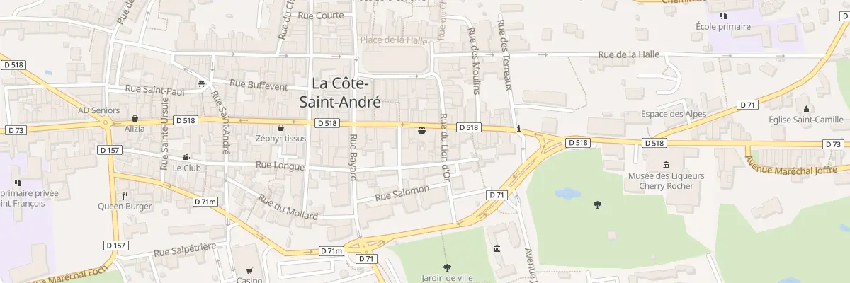 Plan du 79 Rue de la République à La Côte-Saint-André
