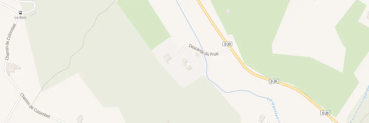 Plan du 5031 Le Fruit à Saint-Appolinard
