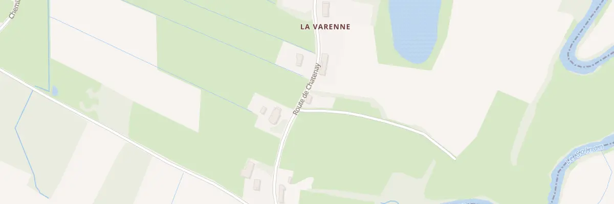Plan du 2485 Rte de Chatenay à Sainte-Croix-en-Bresse