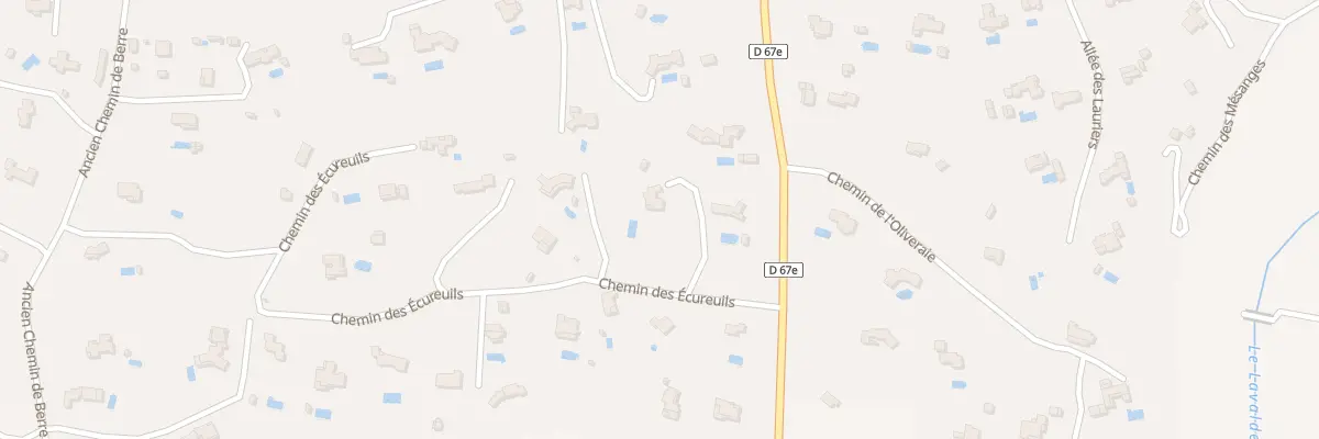 Plan du 2 Chem des Ecureuils à Lambesc