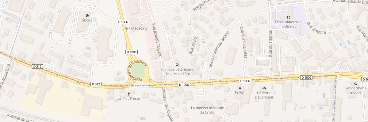 Plan du 4 Rte de Lyon à Bourgoin-Jallieu