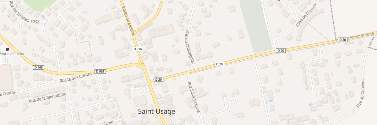 Plan du 7 Rte d’Echenon à Saint-Usage