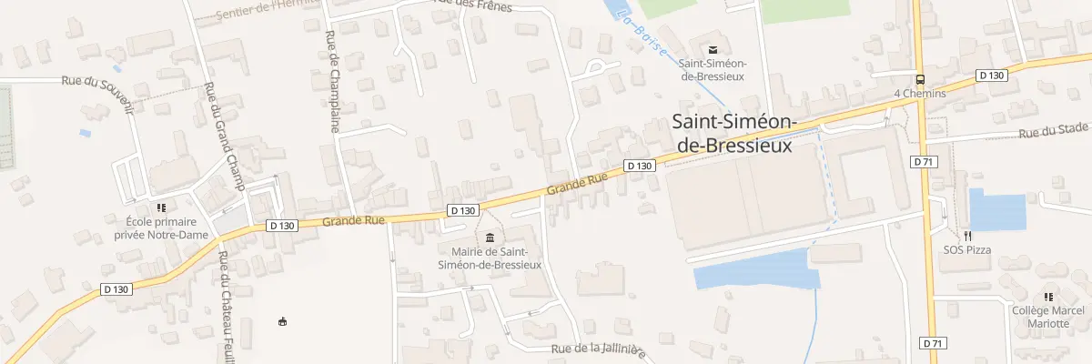 Plan du 360 Grande Rue à Saint-Siméon-de-Bressieux