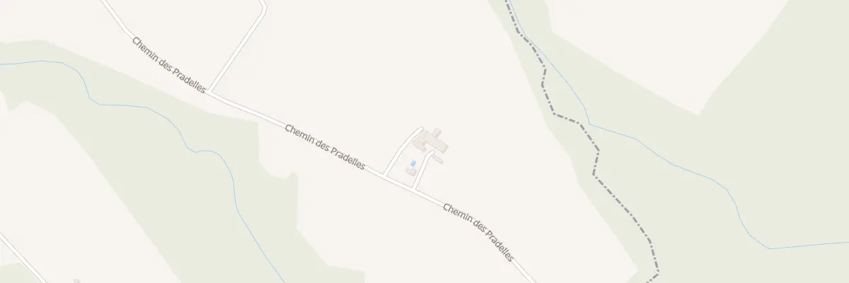 Plan du 846 Che des Pradelles à Goult