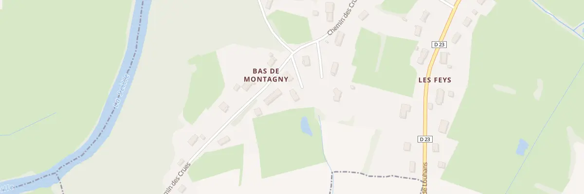 Plan du 443 Chem des Crues à Montagny-près-Louhans