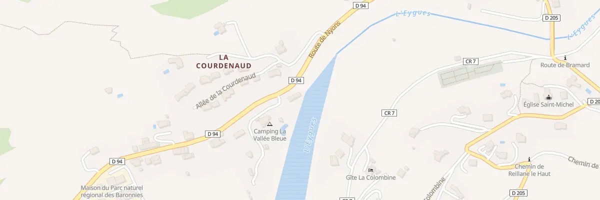Plan du 5055 La Plaine du Pont à Sahune