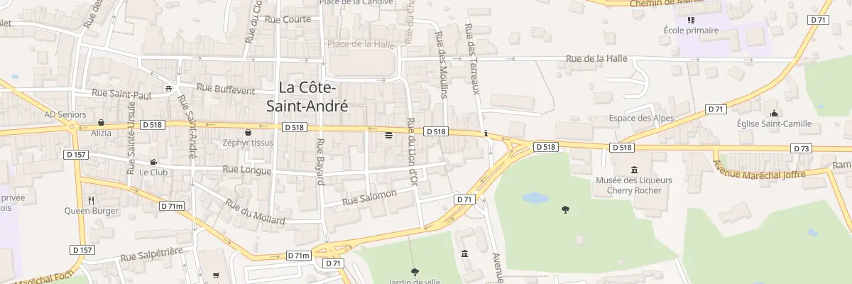 Plan du 18B Rue du Lion d’Or à La Côte-Saint-André
