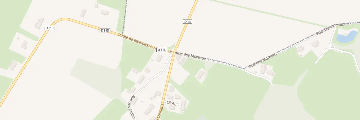 Plan du 10 Rue des Moreaux à La Chaux