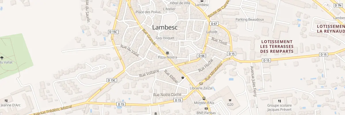Plan du 4C Rue Madame de Sévigné à Lambesc