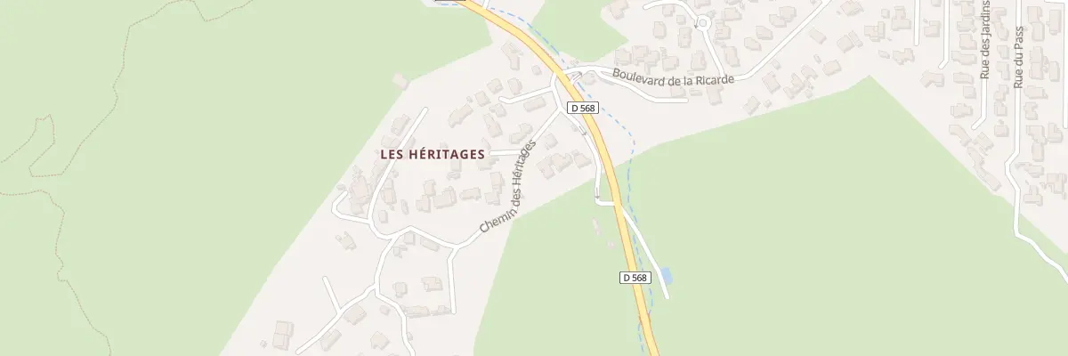 Plan du 5B Che des Héritages au Rove