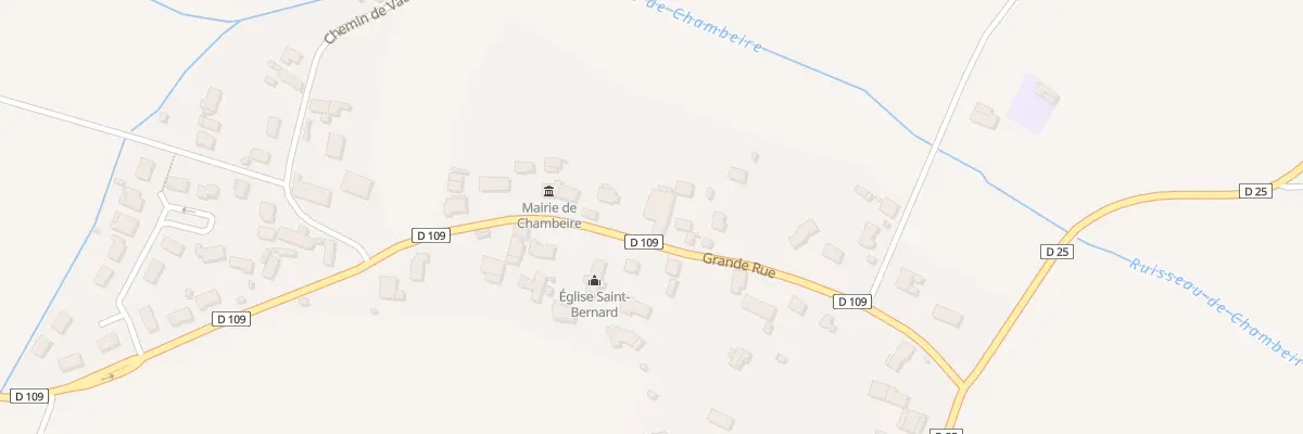 Plan du 13A Grande Rue à Chambeire