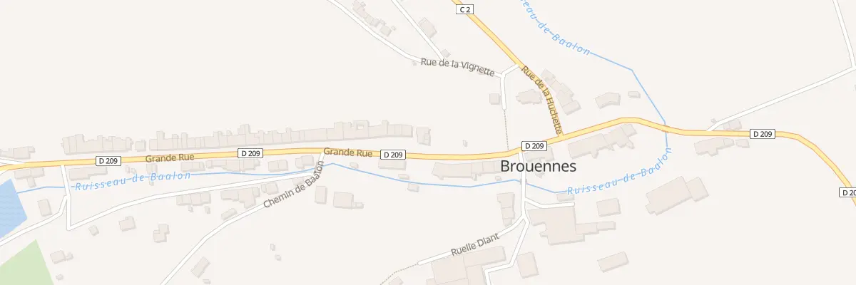 Plan du 4 Gr Grande Rue à Brouennes