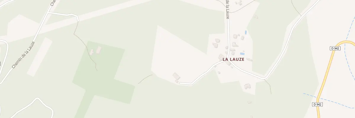 Plan du 2004 Che de la Lauze à Blauvac
