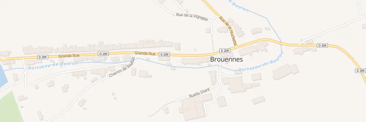 Plan du 15B Grande Rue à Brouennes