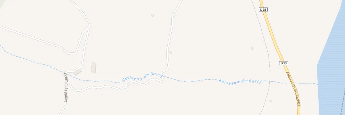 Plan du 9000 La Rourie à Vercheny