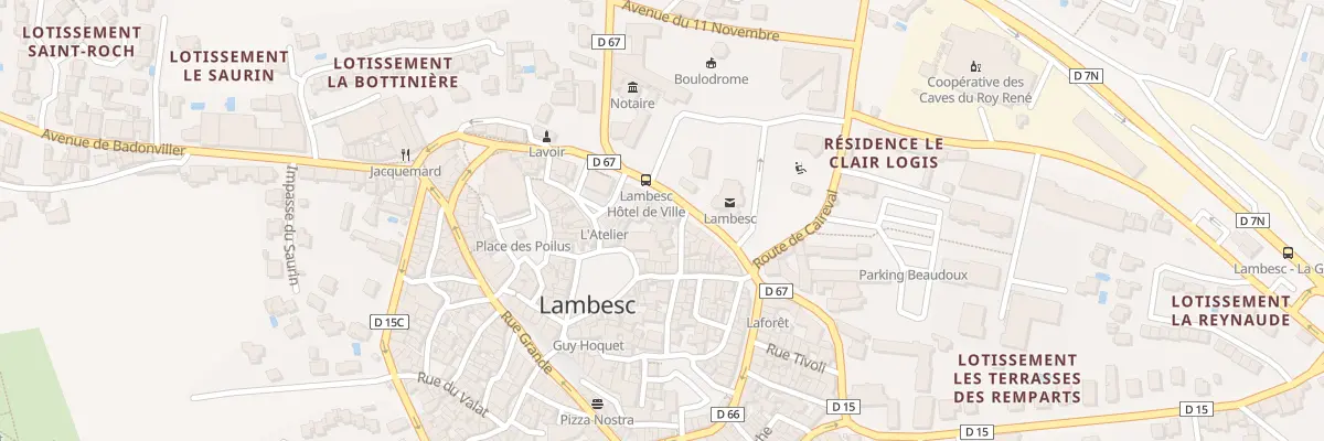 Plan du 2 Rue Marceau à Lambesc