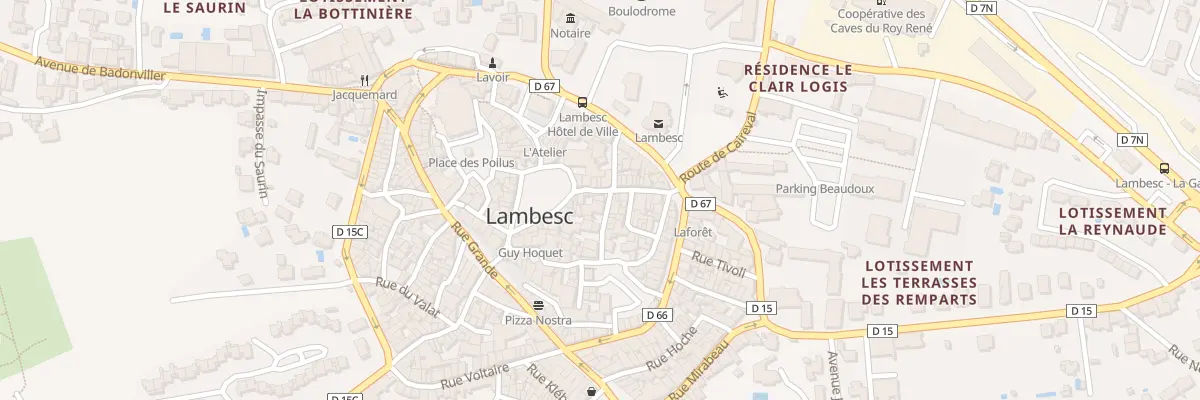 Plan du 6B Rue Marceau à Lambesc