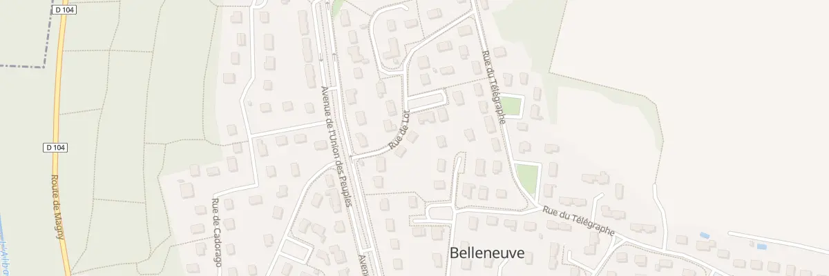 Plan du 6 Rue de Lot à Belleneuve