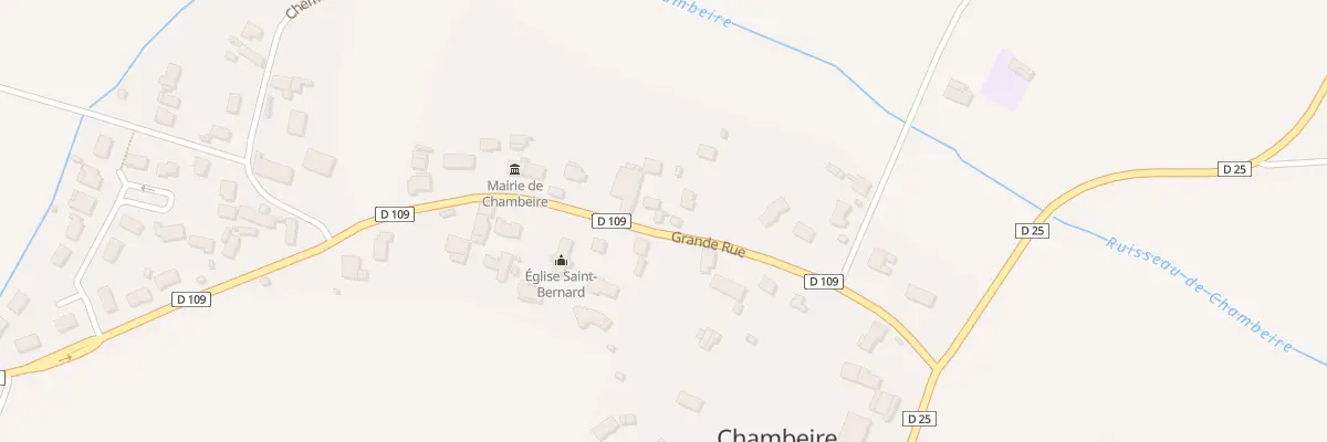 Plan du 9 Gr Grande Rue à Chambeire