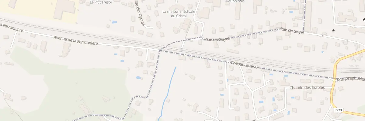Plan du 405 Che Lateral à Maubec