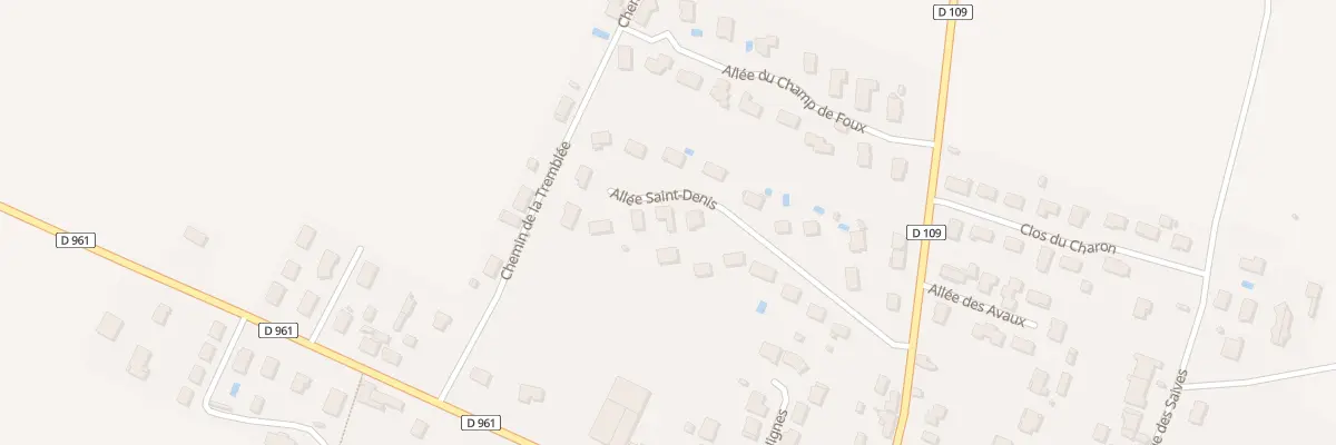 Plan du 17 All St Denis à Binges