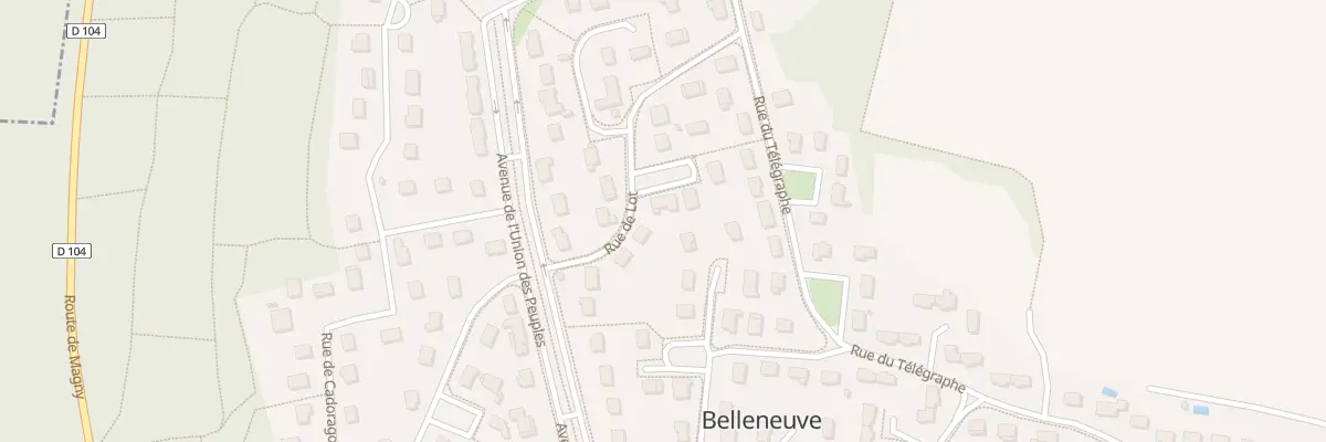 Plan du 8 Rue de Lot à Belleneuve