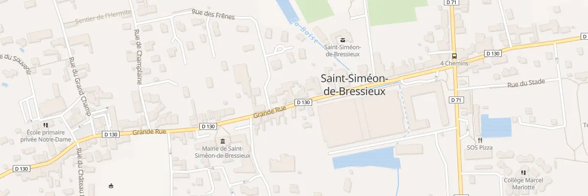 Plan du 282 Gr Grande Rue à Saint-Siméon-de-Bressieux