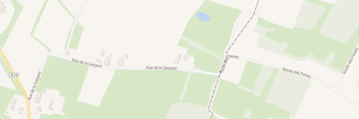 Plan du 491 Rue de la Sarpent à Serley