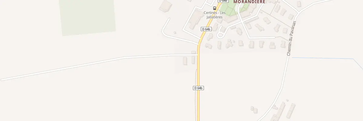 Plan du 773B Rte de L’École à Certines