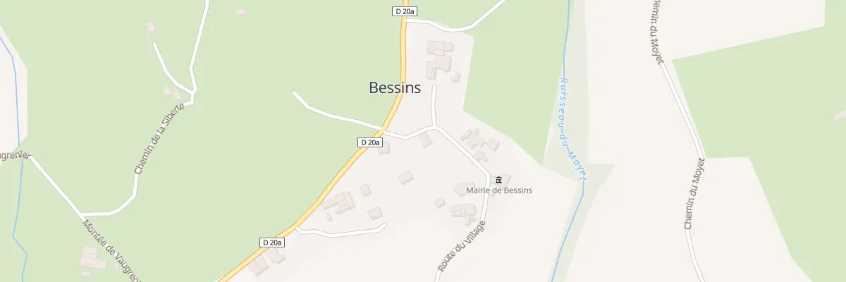 Plan du 5017 Bessins à Bessins