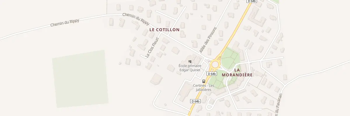 Plan du 5273 Le Cotillon à Certines