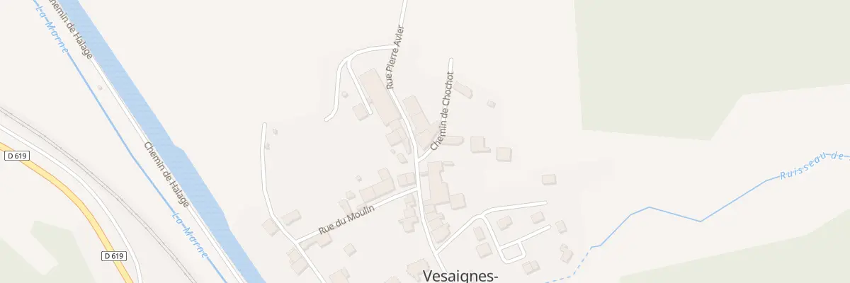 Plan du 10 Rue Pierre Avier à Vesaignes-sur-Marne