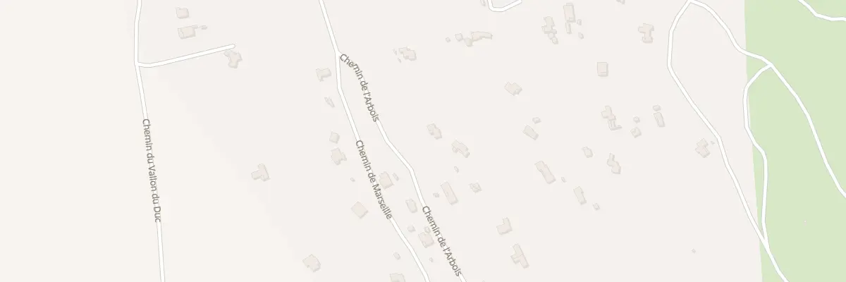 Plan du 203 Che de l’Arbois à Velaux