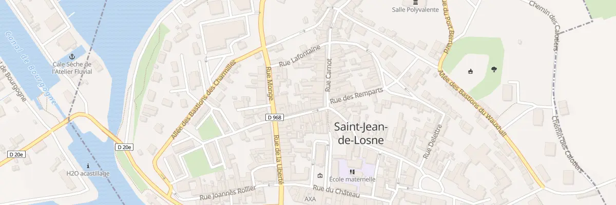 Plan du 15 Rue Marion à Saint-Jean-de-Losne
